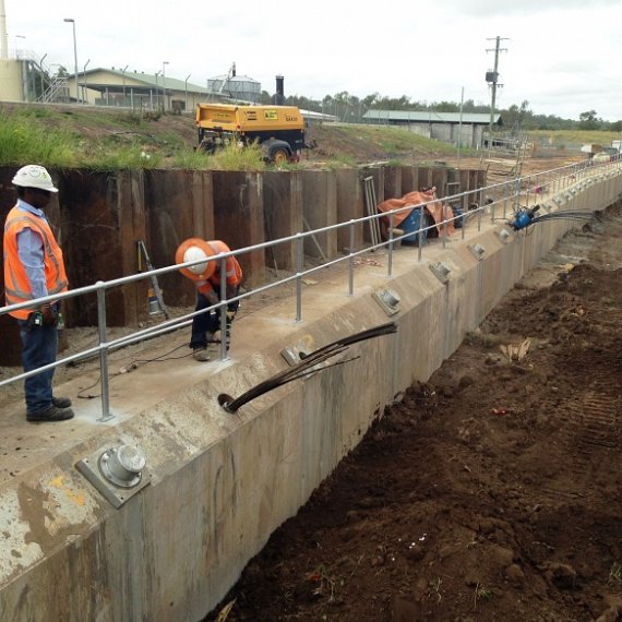 2. PIle Cap Construction at Goodna