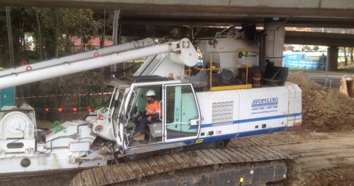 BG40 on the move under the viaduct